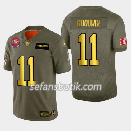San Francisco 49ers Tröjor Marquise Goodwin 11 Nike 2019 Salute To Service - Herr San Francisco 49ers Tröjor Marquise Goodwin 11 Nike 2019 Salute To Service - Herr